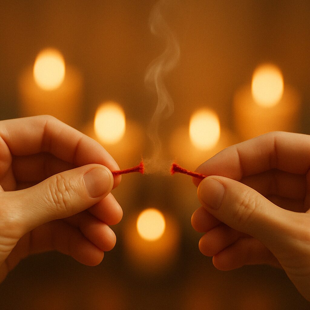 Symbolisches Bild zum energetischen Lösen von Bindungen.